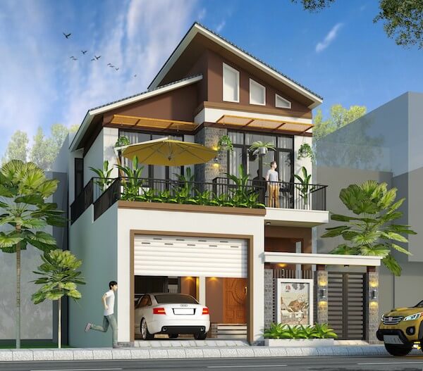 Bí thiết kế gara ô tô quyết định biệt thự sang trọng và tiện nghi