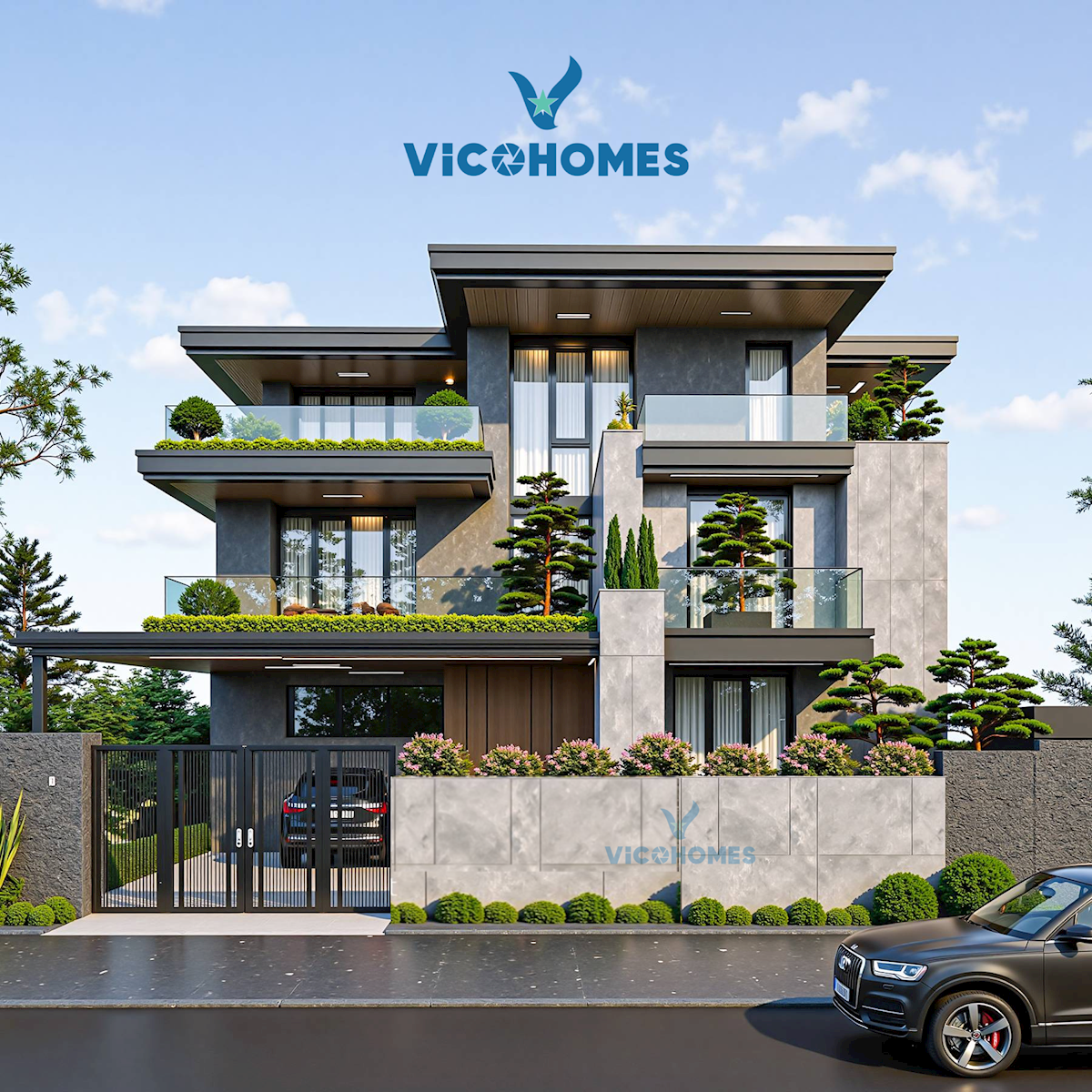 5 xu hướng thiết kế kiến trúc biệt thự đang dẫn đầu năm 2025