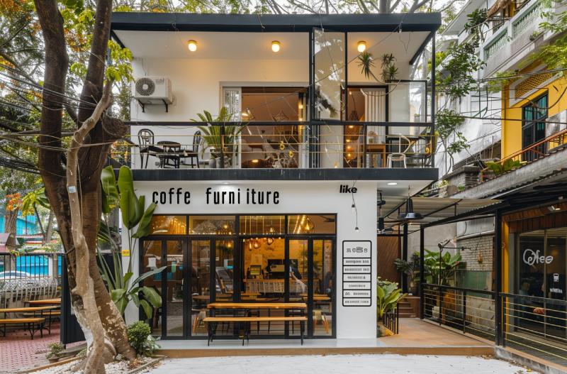 Muốn quán cafe 2 mặt tiền nổi bật? Hãy lưu ý 5 điểm mấu chốt sau: