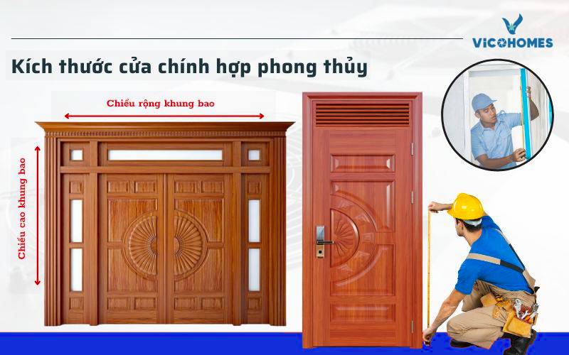 Làm sao để cửa chính vừa đẹp, vừa hợp phong thủy theo tuổi mệnh?