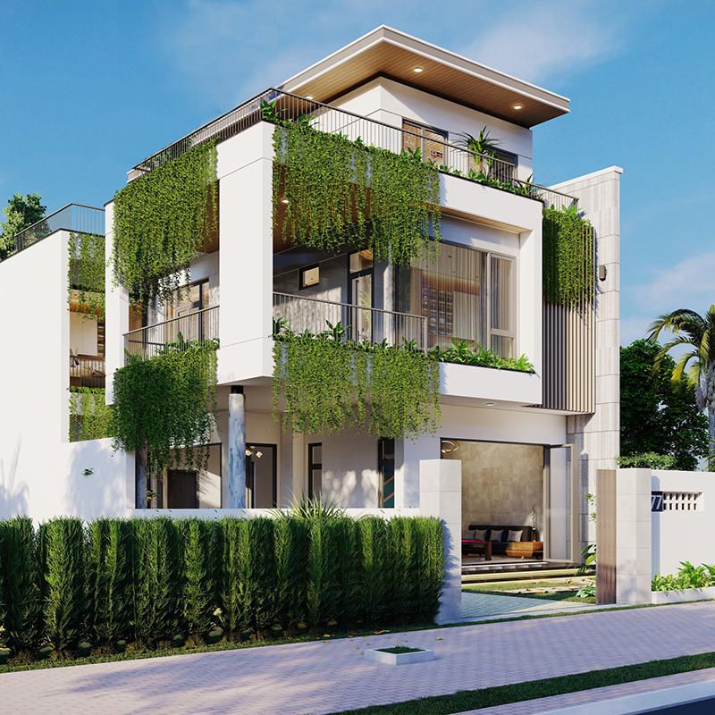 Tổng hợp 15 mẫu thiết kế nhà phố đẹp nhất 2025