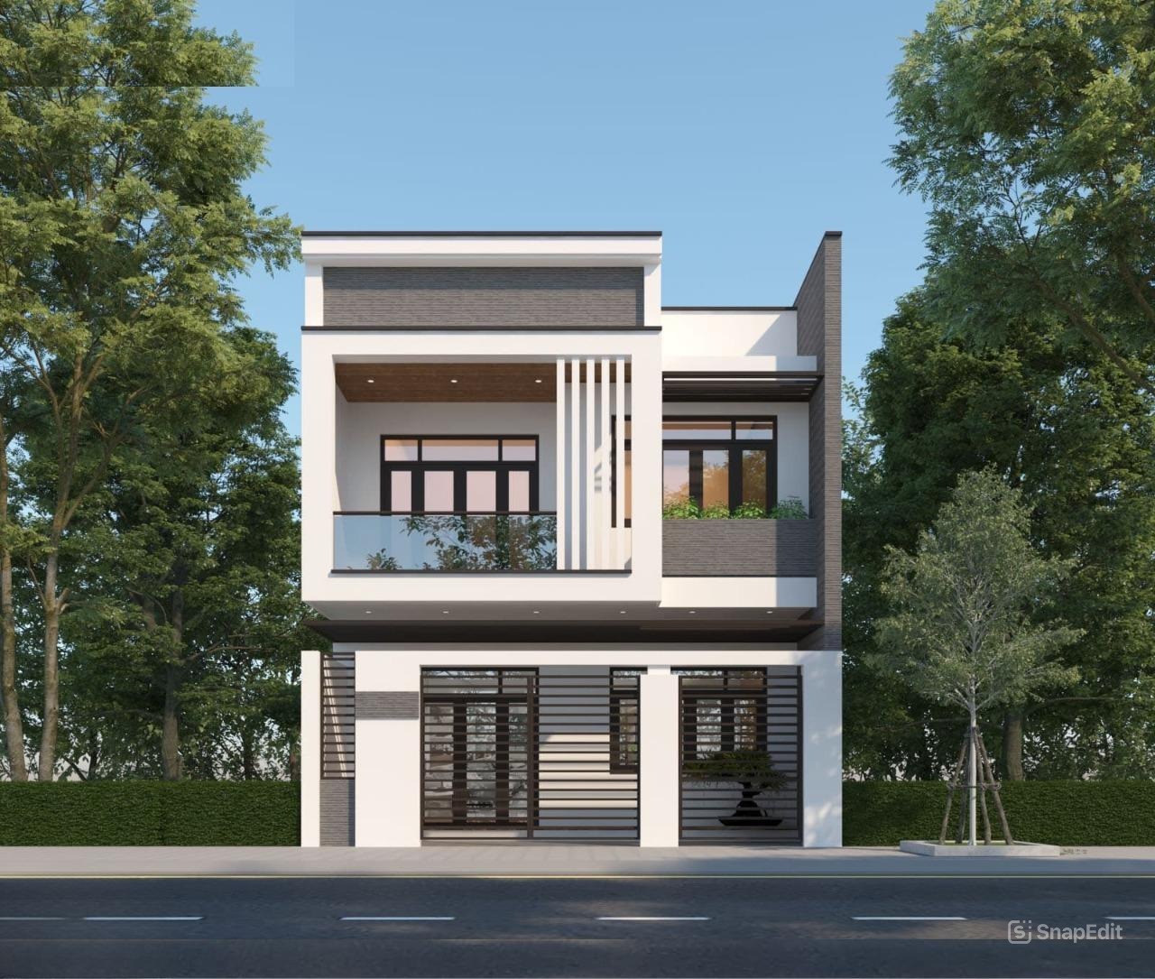 Thiết kế nhà phố 5x20 tầng lửng kinh doanh đẹp, tiện nghi, sinh lời