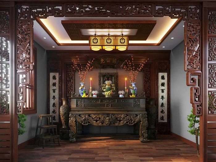 11 Nguyên tắc thiết kế phòng thờ chuẩn phong thủy đón tài lộc, bình an