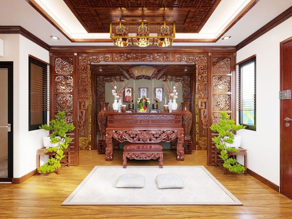 11 Nguyên tắc thiết kế phòng thờ chuẩn phong thủy đón tài lộc, bình an