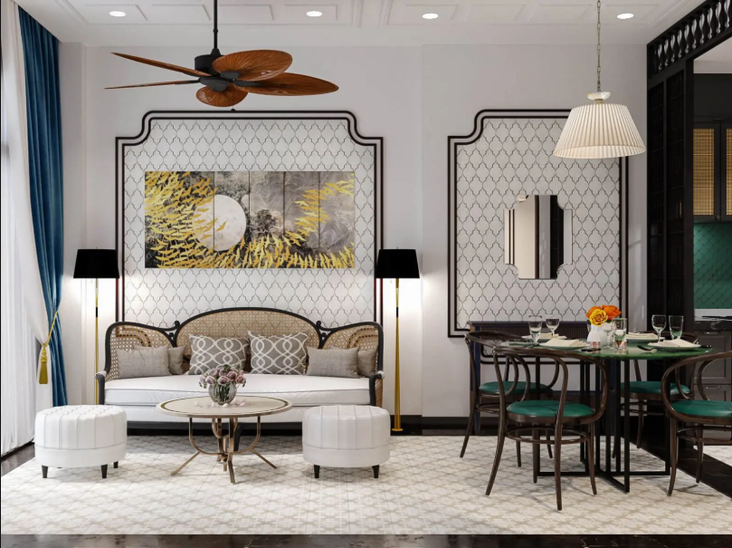 Mẫu thiết kế căn hộ 80m2 đẹp sang trọng, hot trend 2025