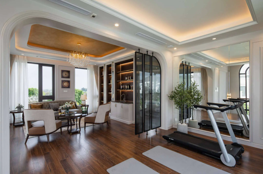 Thiết kế nội thất biệt thự mini hiện đại, sang trọng giúp tối ưu diện tích