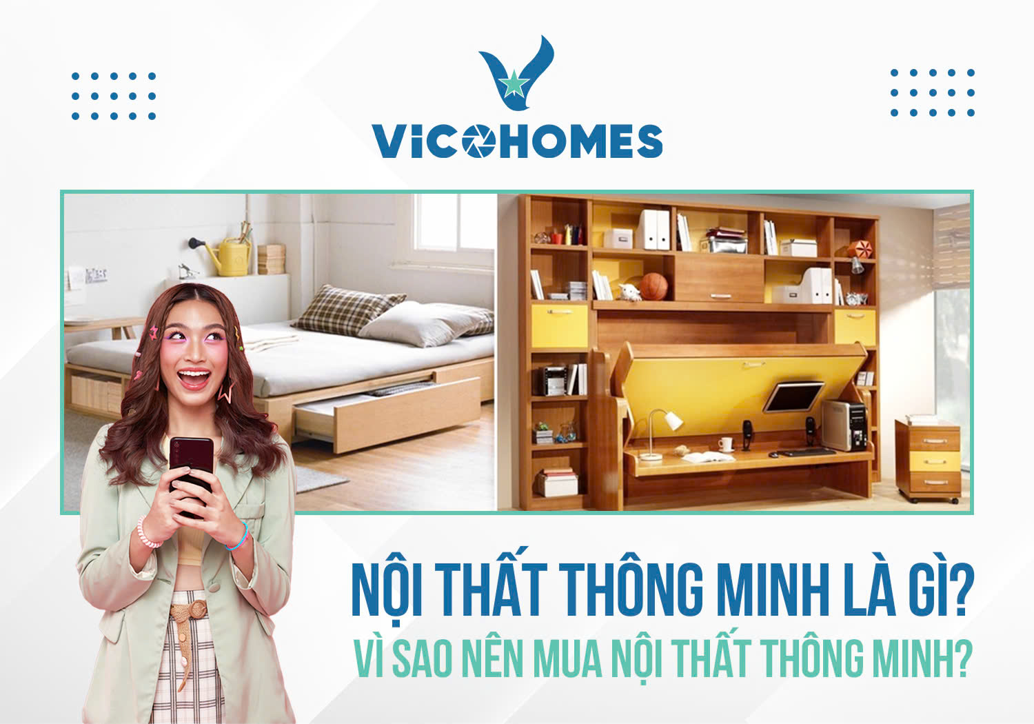 10 ý tưởng nội thất siêu đẹp cho phòng khách nhỏ thêm rộng rãi