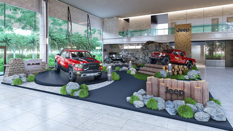 Bộ sưu tập 30+ mẫu showroom ô tô đẹp & hiện đại dẫn đầu xu hướng 2025