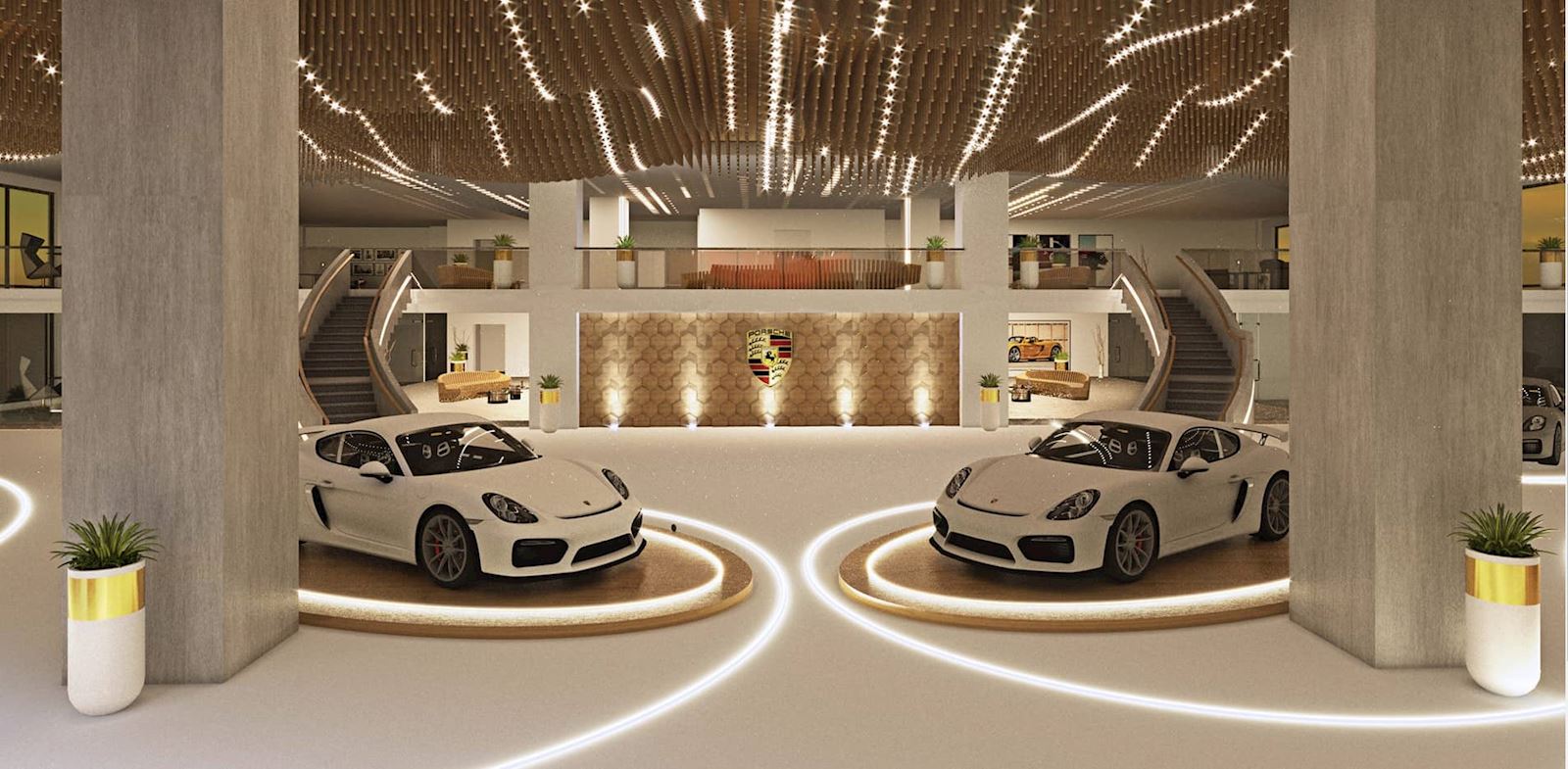 Bộ sưu tập 30+ mẫu showroom ô tô đẹp & hiện đại dẫn đầu xu hướng 2025