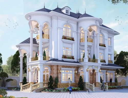 Những ngôi nhà 3 tầng kiểu Pháp làm say lòng mọi ánh nhìn