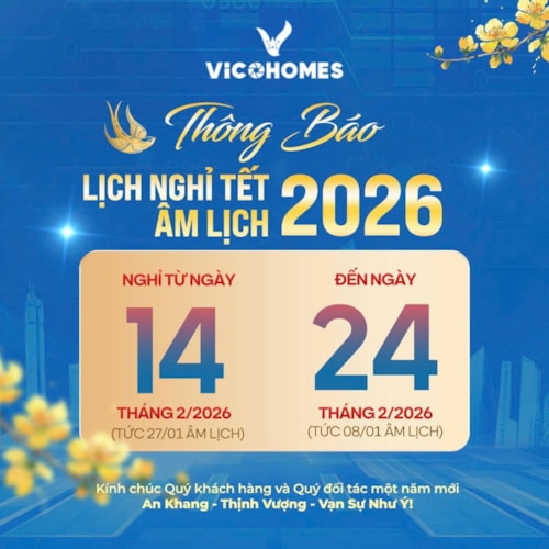  Thông báo: Lịch nghỉ Tết Nguyên Đán Bính Ngọ 2026