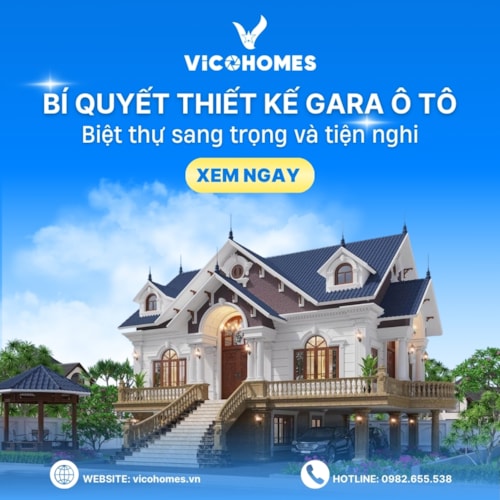 Bí quyết thiết kế gara ô tô biệt thự sang trọng và tiện nghi