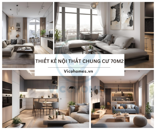 Gợi ý bố trí nội thất thông minh cho chung cư 70m²