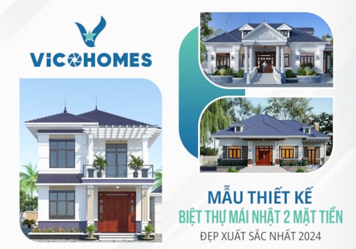 30+ Mẫu thiết kế biệt thự mái Nhật 2 mặt tiền đẹp xuất sắc nhất 2024